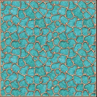 Blue tile sample