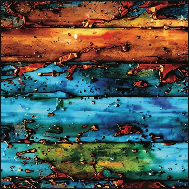 Coloured tile sample