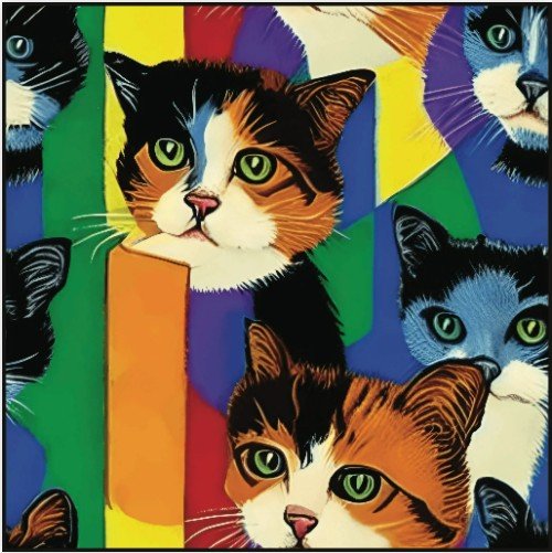 Coloured Cats